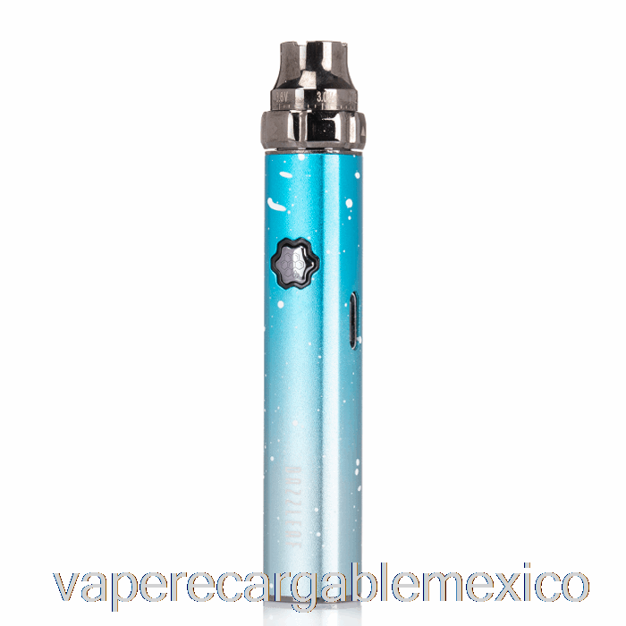 Vape Recargable Dazzleaf Squarii Top Twist 510 Batería Sky Blue Splatter
